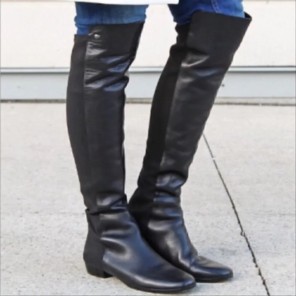 NEW Vince Camuto Karita Over the Knee Leather Boot